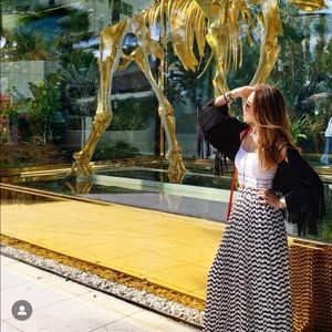 Pleated Long Skirt XS